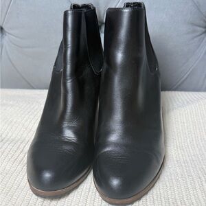 Susina Leather Wedge Bootie